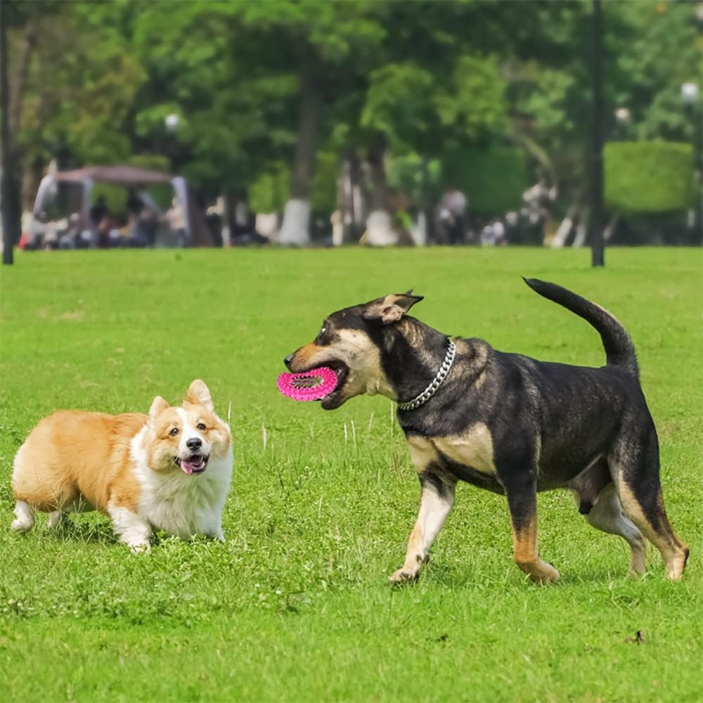3Pcs Welpe Zähne Kauen Spielzeug Naturkautschuk Spielzeug Kleiner Hund Ring 360° Oral Zähne Beruhigen Jucken Welpe Kauen Für Mittlere Kleine Hunde
